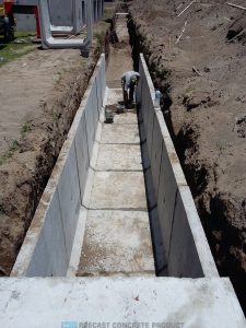 Jual Saluran U Ditch Beton Precast di Pamekasan